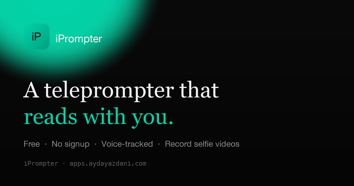 iPrompter